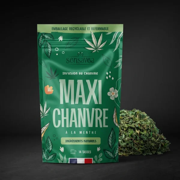 Infusion CBD Maxi Chanvre 70 % à la Menthe – 22 g